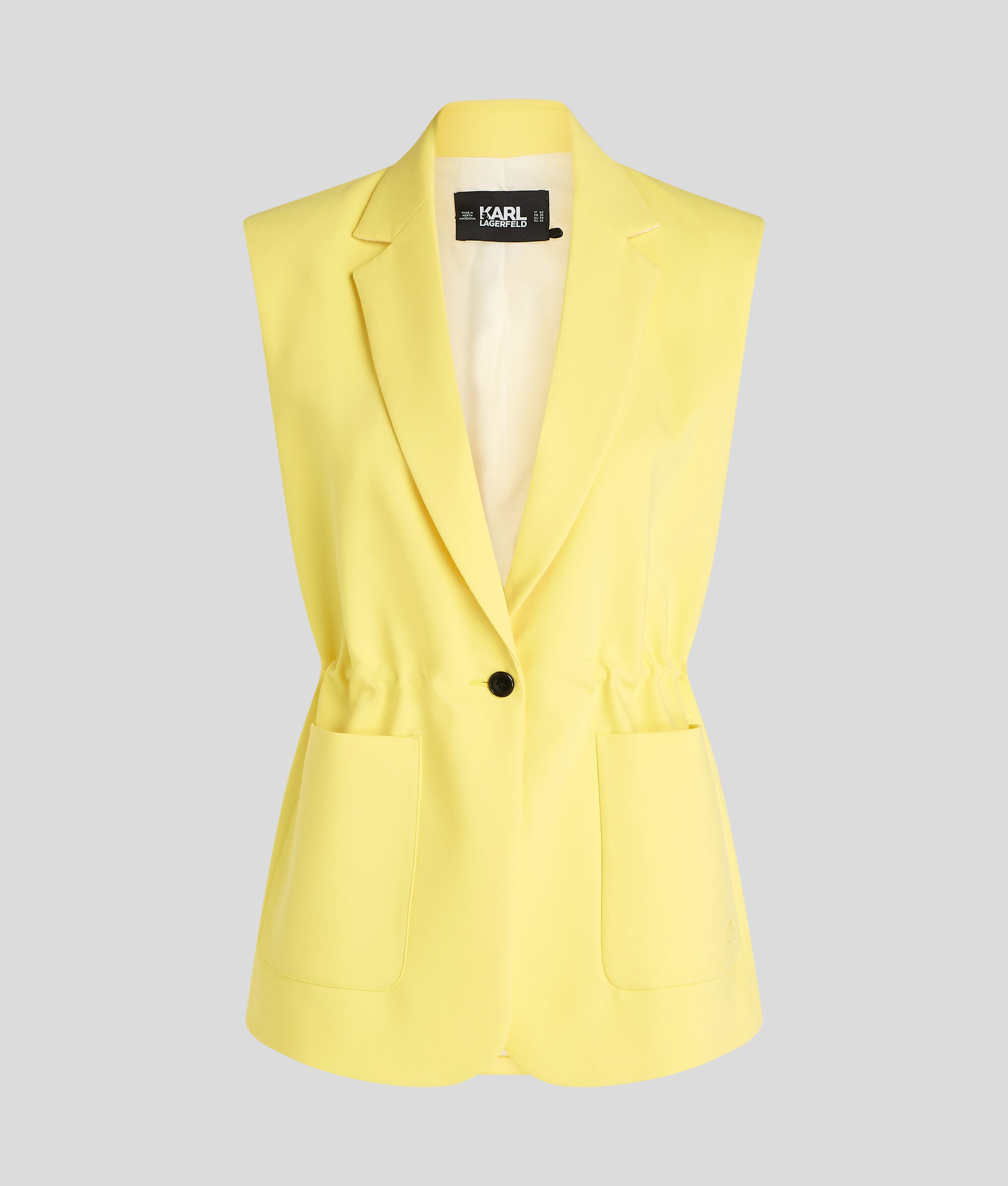 (image for) Environmentally Friendly Tailored Gilet with Drawcord Waist